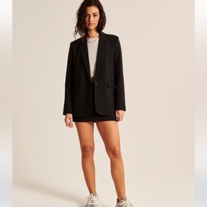 Abercrombie & Fitch Classic Suiting Blazer Black